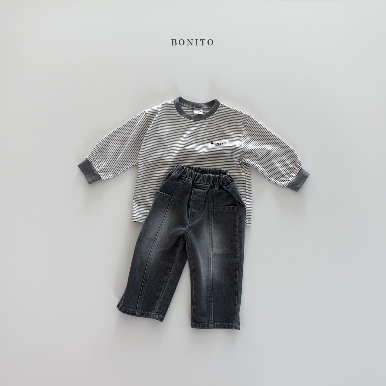 Stripe Shibori T-shirt