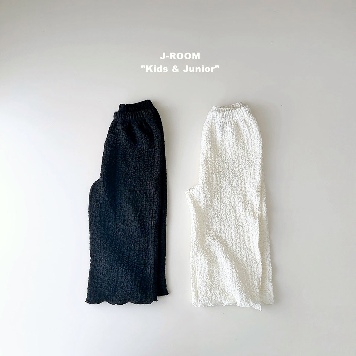 Textured Wide Pants