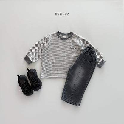 Stripe Shibori T-shirt