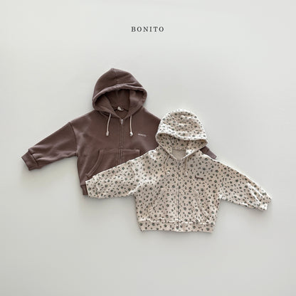 Waffle Zip-up Hoodie
