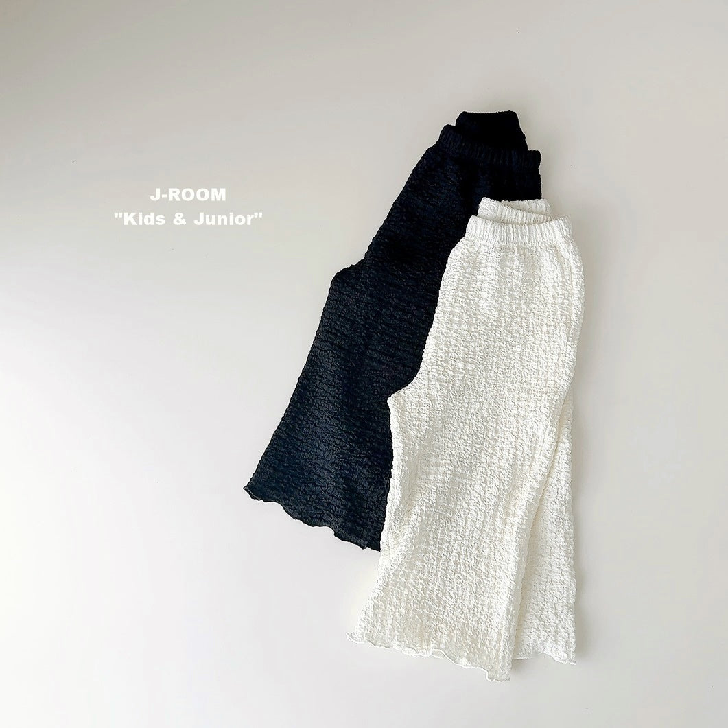 Textured Wide Pants