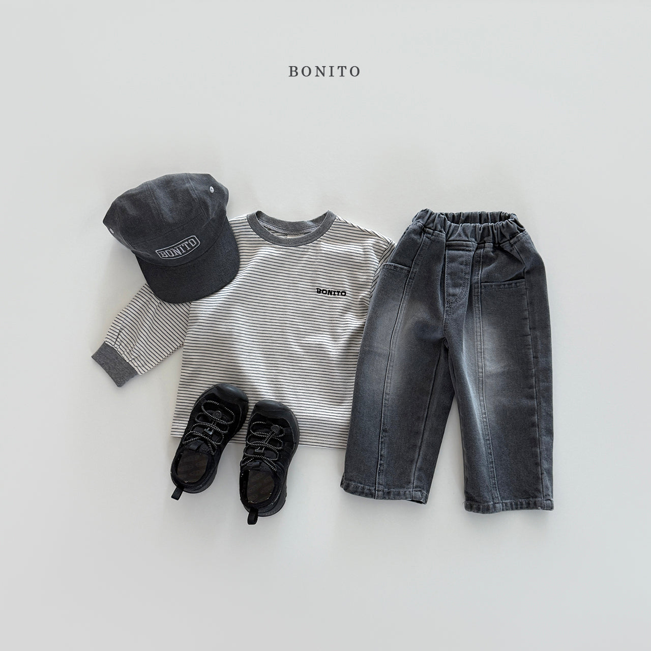 Stripe Shibori T-shirt