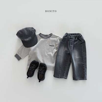 Stripe Shibori T-shirt