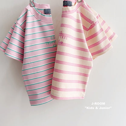 Stripe Crop T-shirt