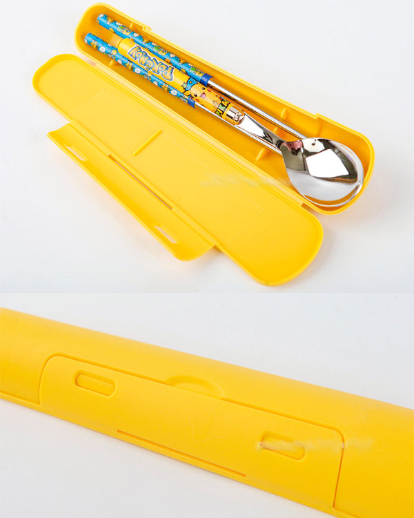 Pokemon Spoon/Chopsticks/Case Set