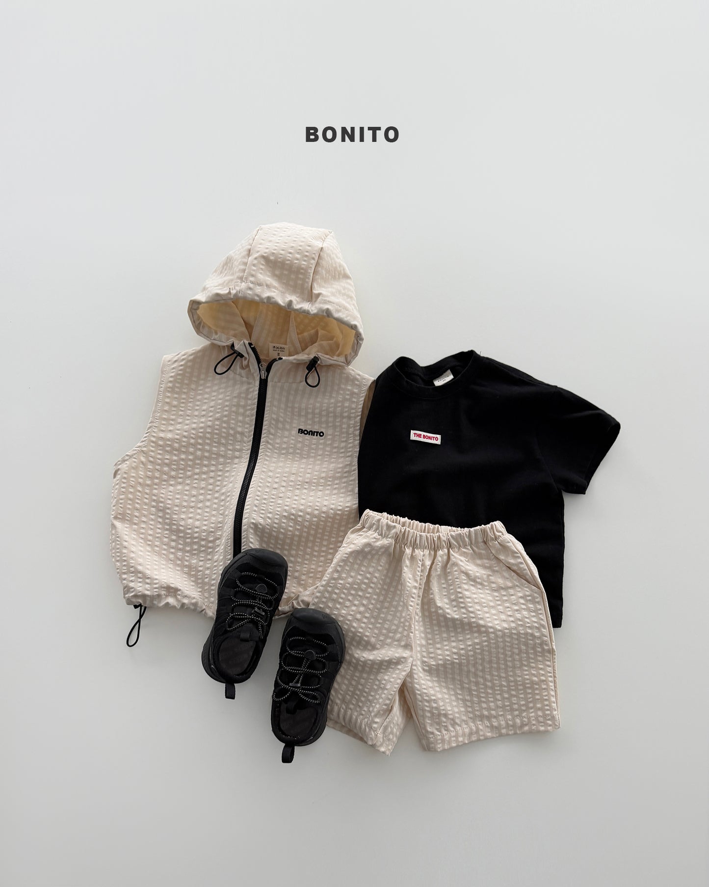 Zip-Up Vest Set