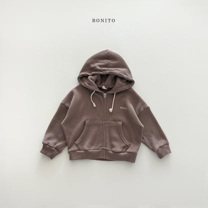 Waffle Zip-up Hoodie
