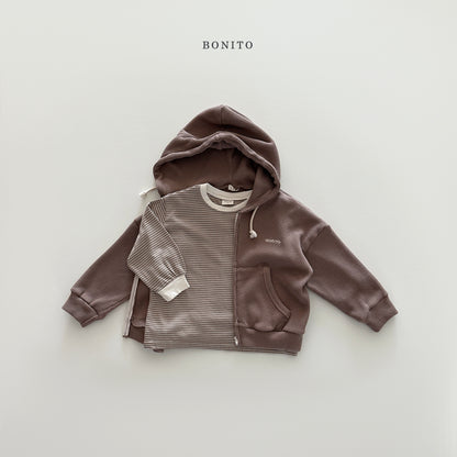 Waffle Zip-up Hoodie
