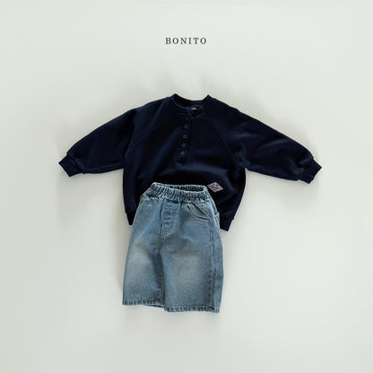 Henley Raglan Sweatshirt