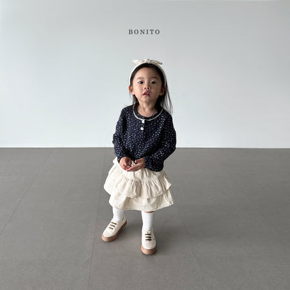 Corduroy Tiered Skirt