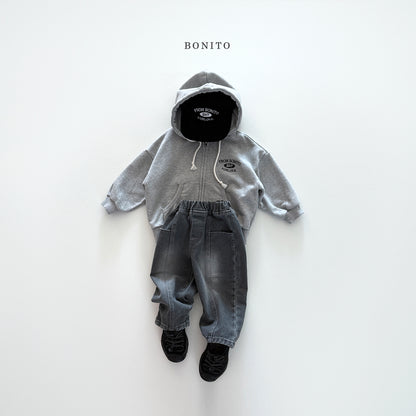 "From Bonito" Hoodie Zip-up Jacket