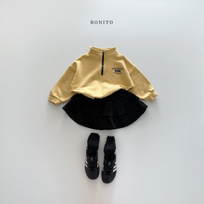 "From" Half Zip-up Sweatshirt