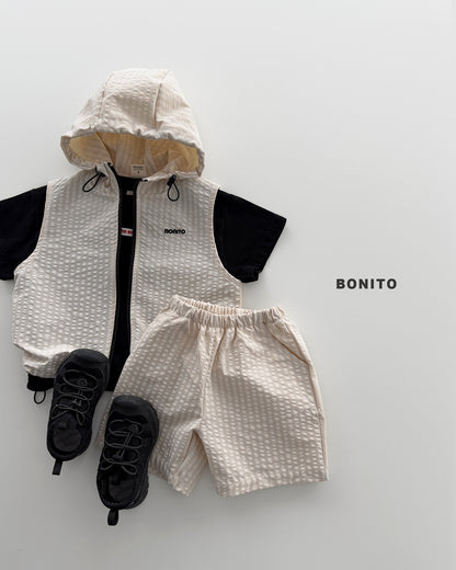 Zip-Up Vest Set