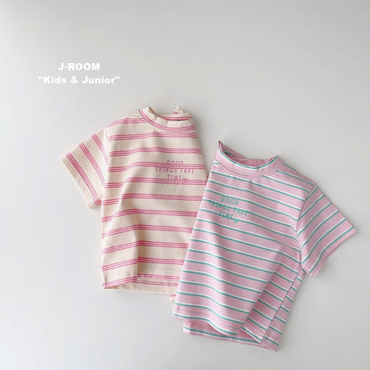 Stripe Crop T-shirt