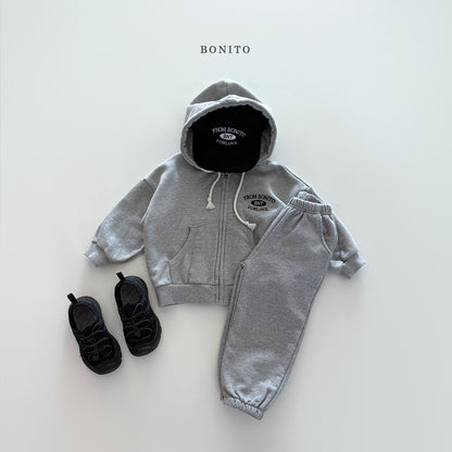 "From Bonito" Hoodie Zip-up Jacket