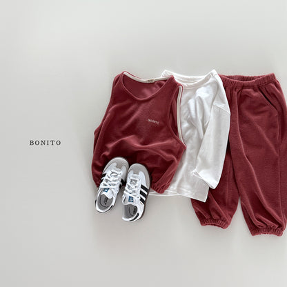 Terry Vest Set