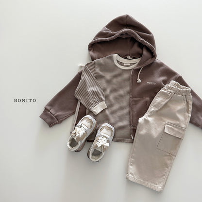 Waffle Zip-up Hoodie