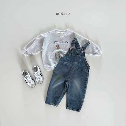 Denim Flower Overall