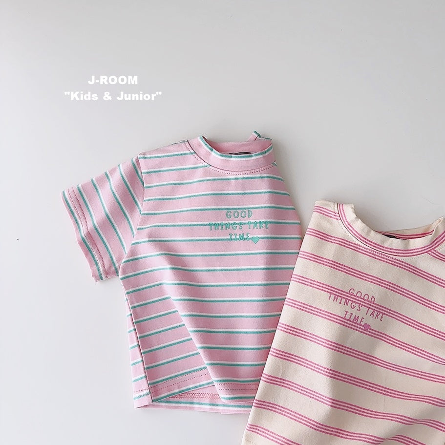 Stripe Crop T-shirt