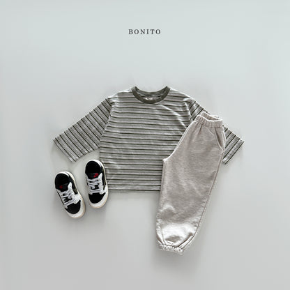 Tone Stripe T-shirt