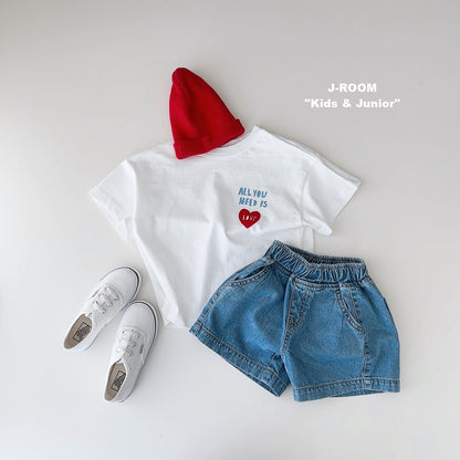 Heart Print T-shirt