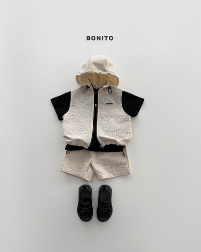 Zip-Up Vest Set