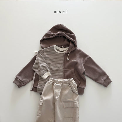 Waffle Zip-up Hoodie