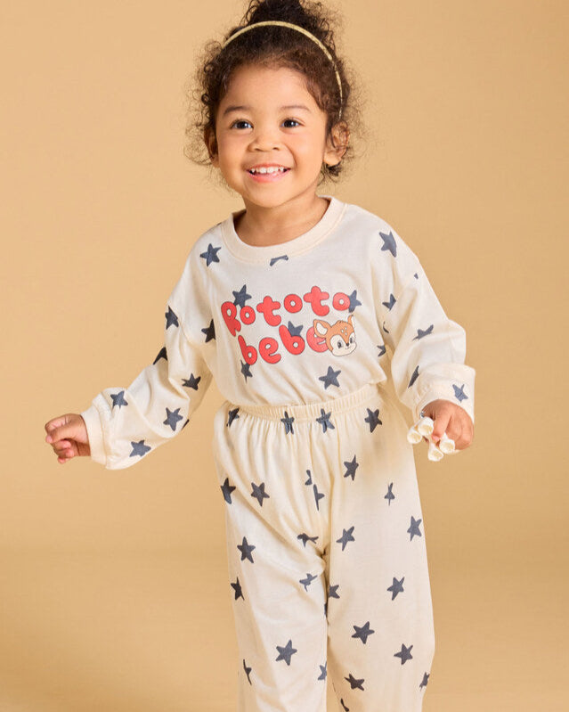 Floral Star PJ Set