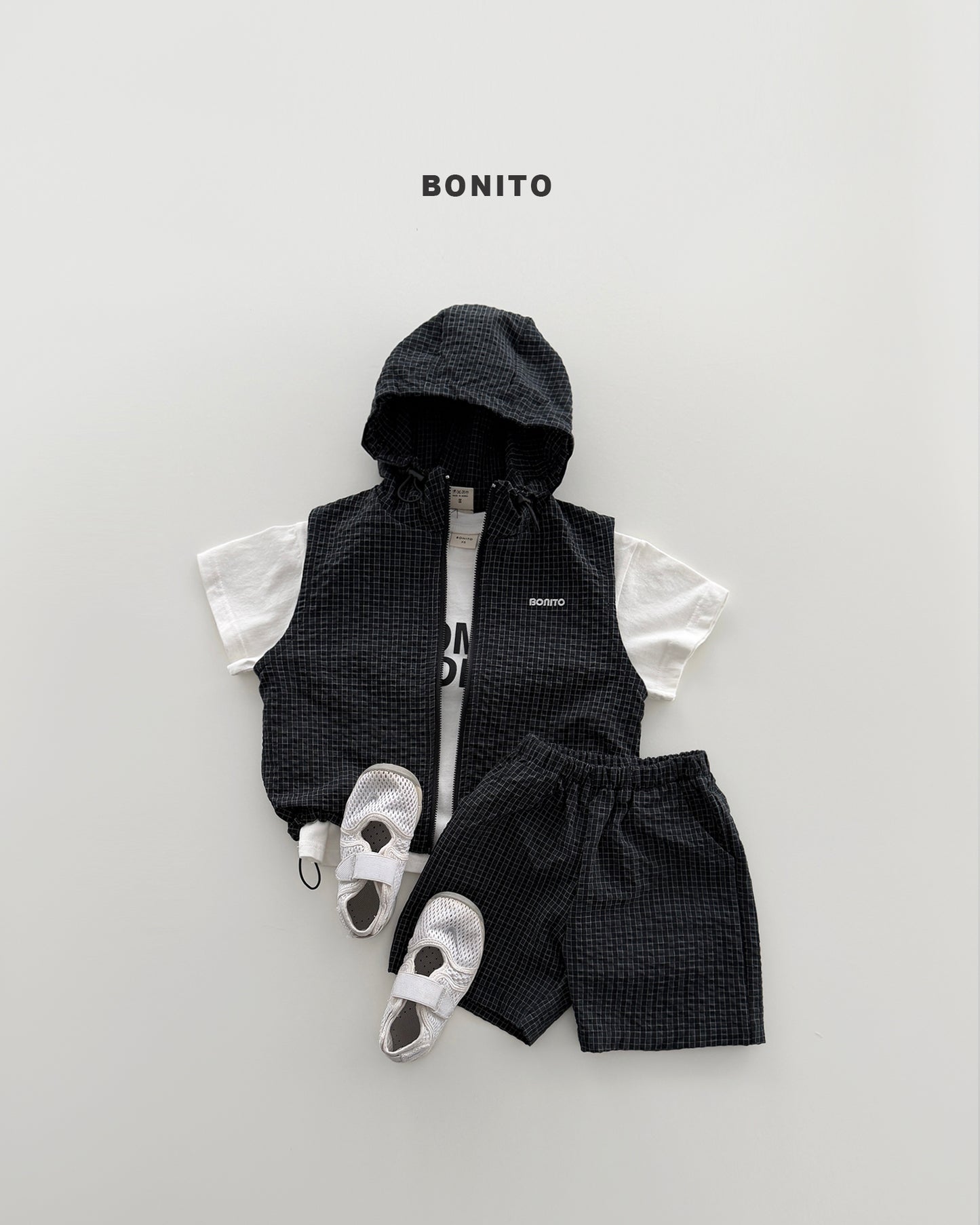 Zip-Up Vest Set