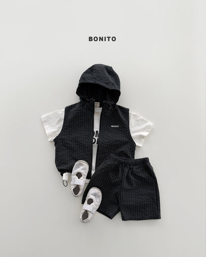 Zip-Up Vest Set