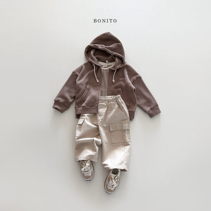 Waffle Zip-up Hoodie