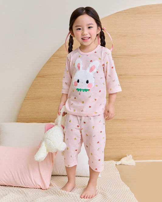 Vivi 3/4 Sleeve Jacquard PJ Set