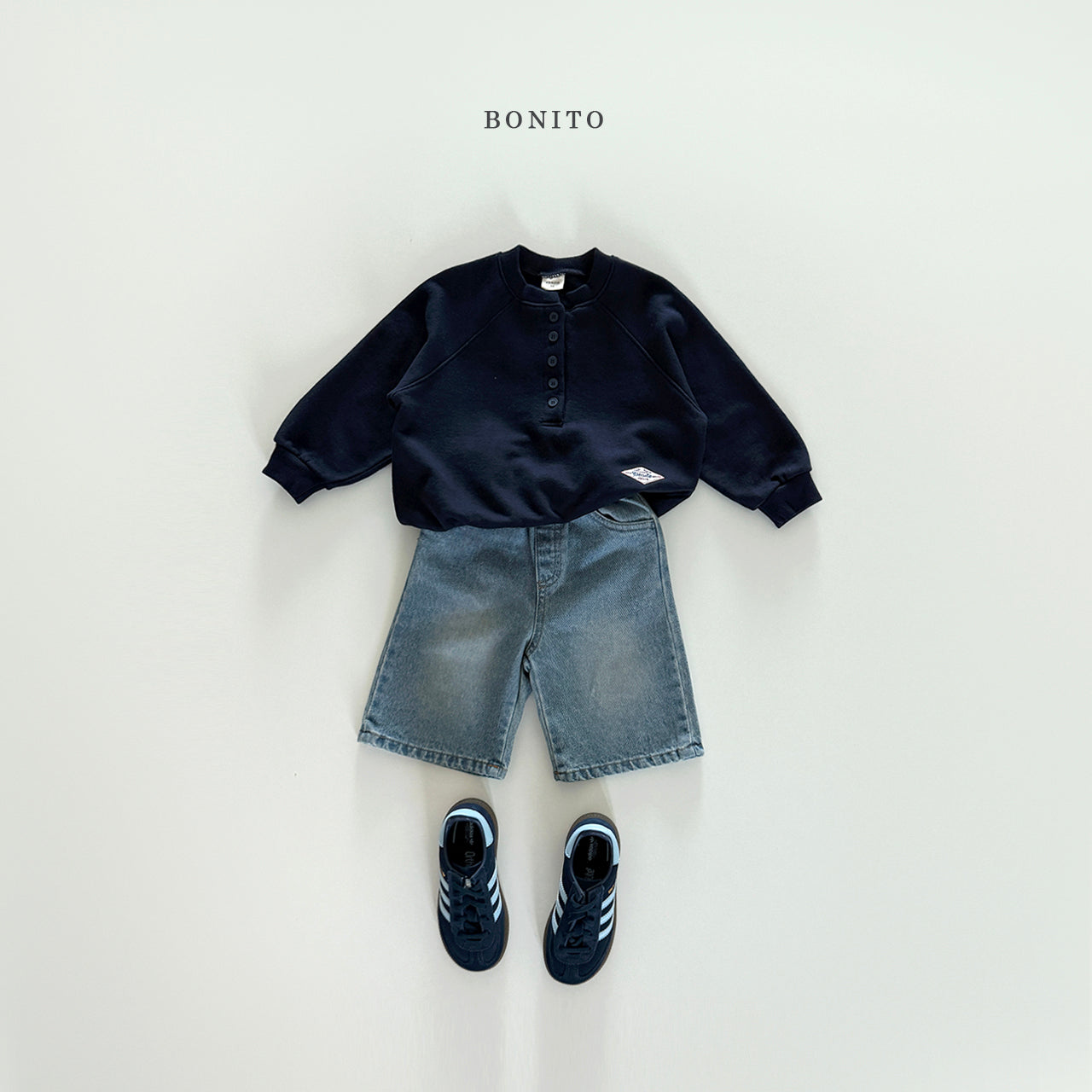 Henley Raglan Sweatshirt