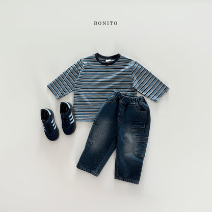 Tone Stripe T-shirt