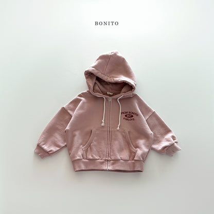 "From Bonito" Hoodie Zip-up Jacket