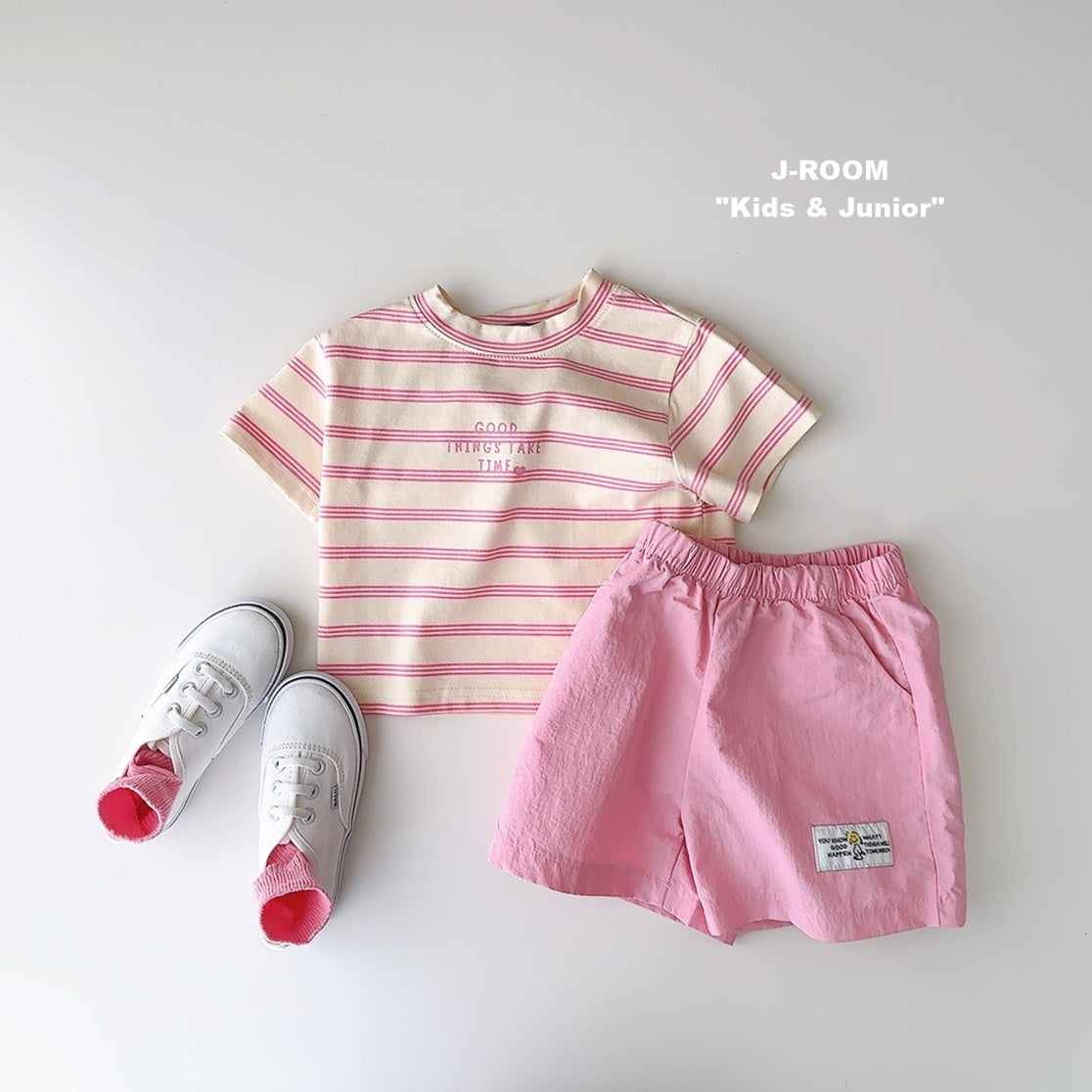 Stripe Crop T-shirt