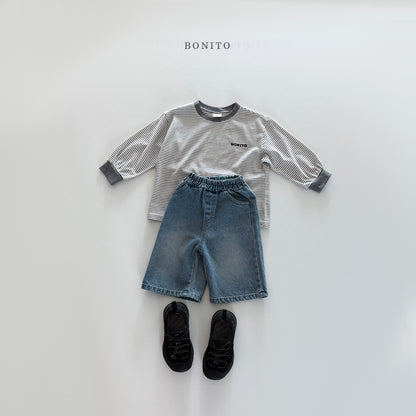 Stripe Shibori T-shirt