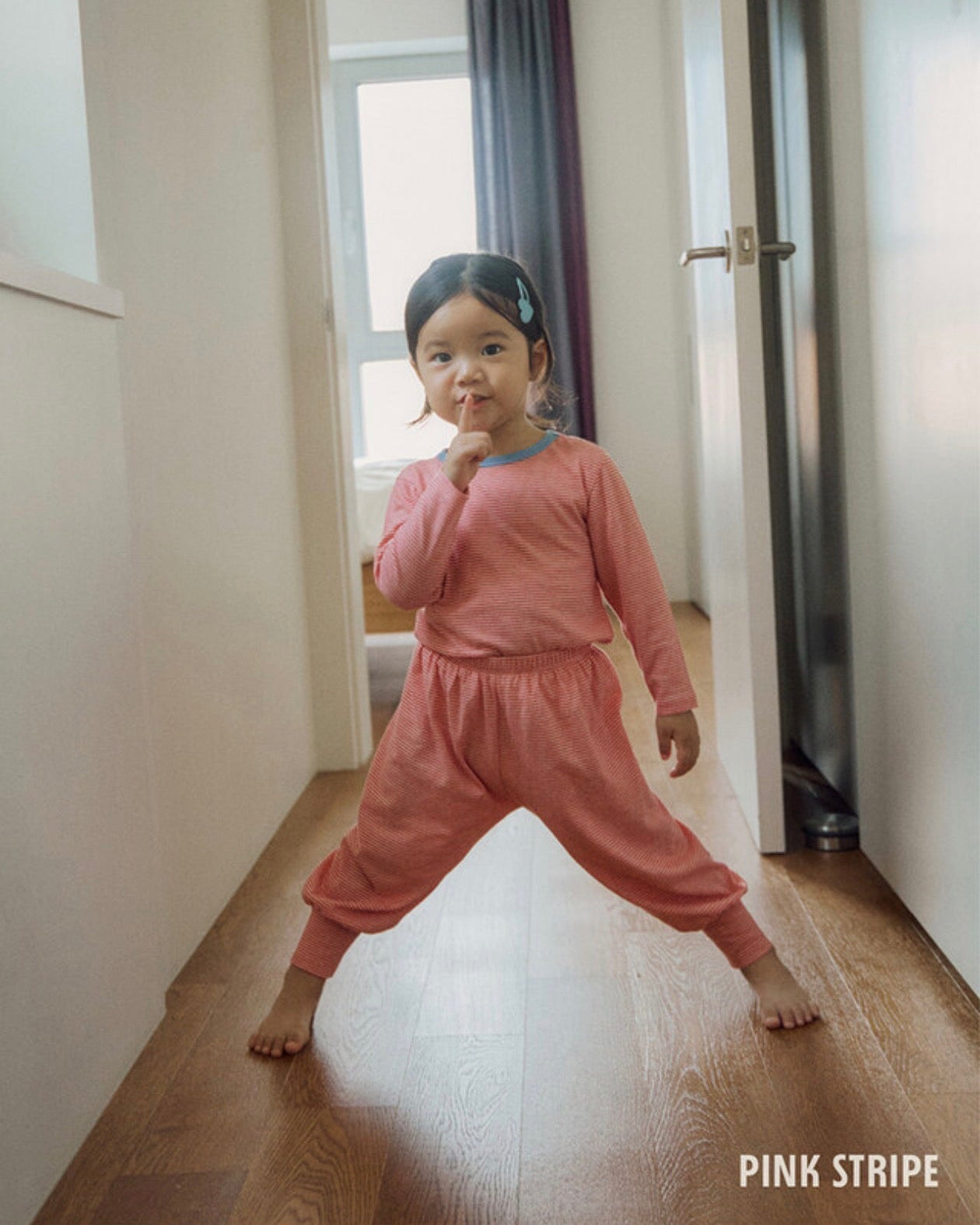 Cotton Modal Stripe Lounge Wear (26 Spring)