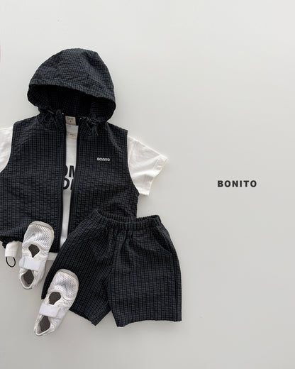 Zip-Up Vest Set