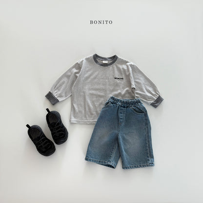 Stripe Shibori T-shirt