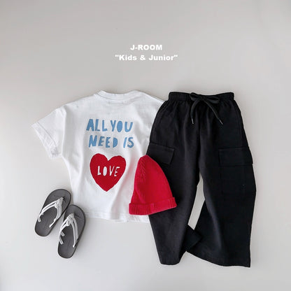 Heart Print T-shirt