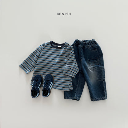 Tone Stripe T-shirt