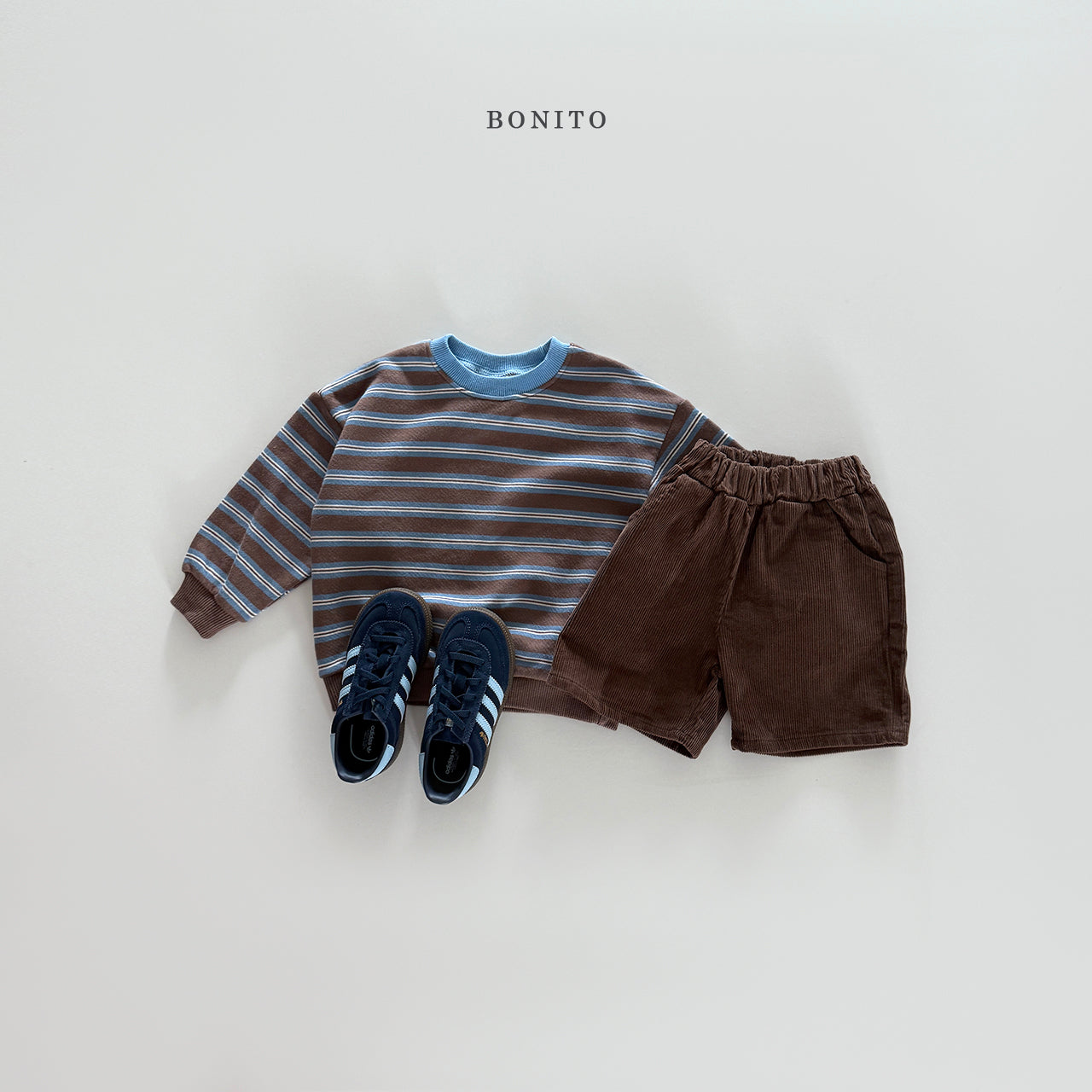 Stripe Color Sweatshirt