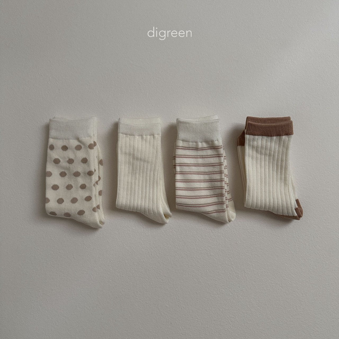 Together Socks Cream (4pcs)