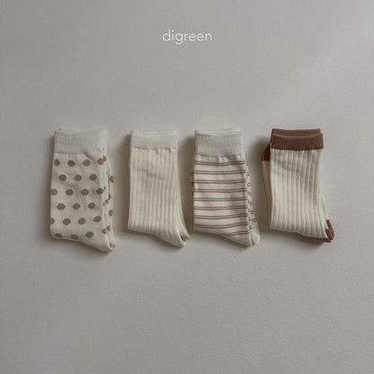 Together Socks Cream (4pcs)