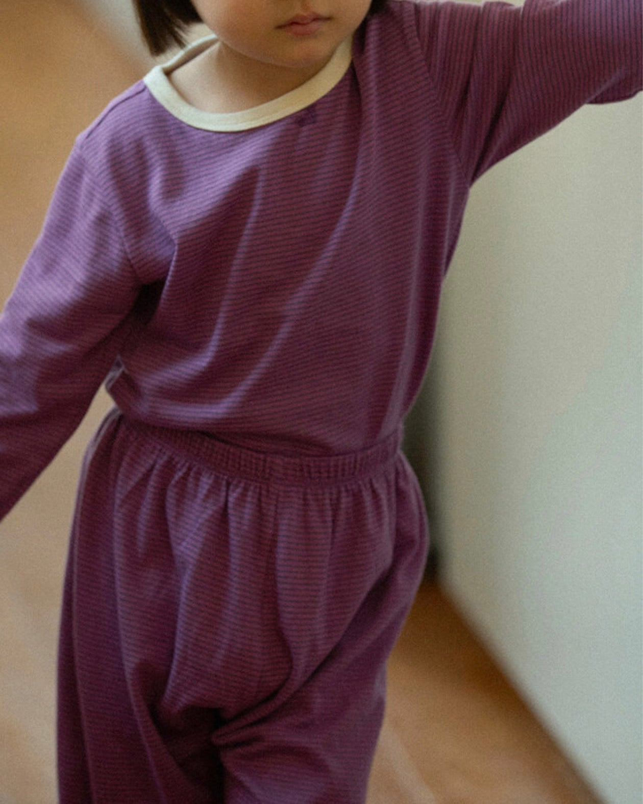 Cotton Modal Stripe Lounge Wear (26 Spring)