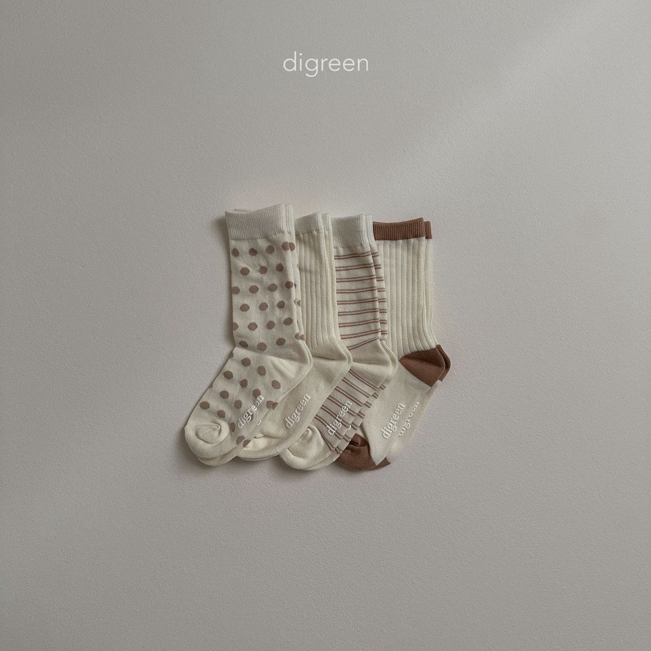 Together Socks Cream (4pcs)