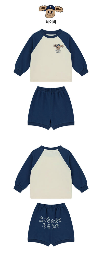 Floral Raglan Short Set