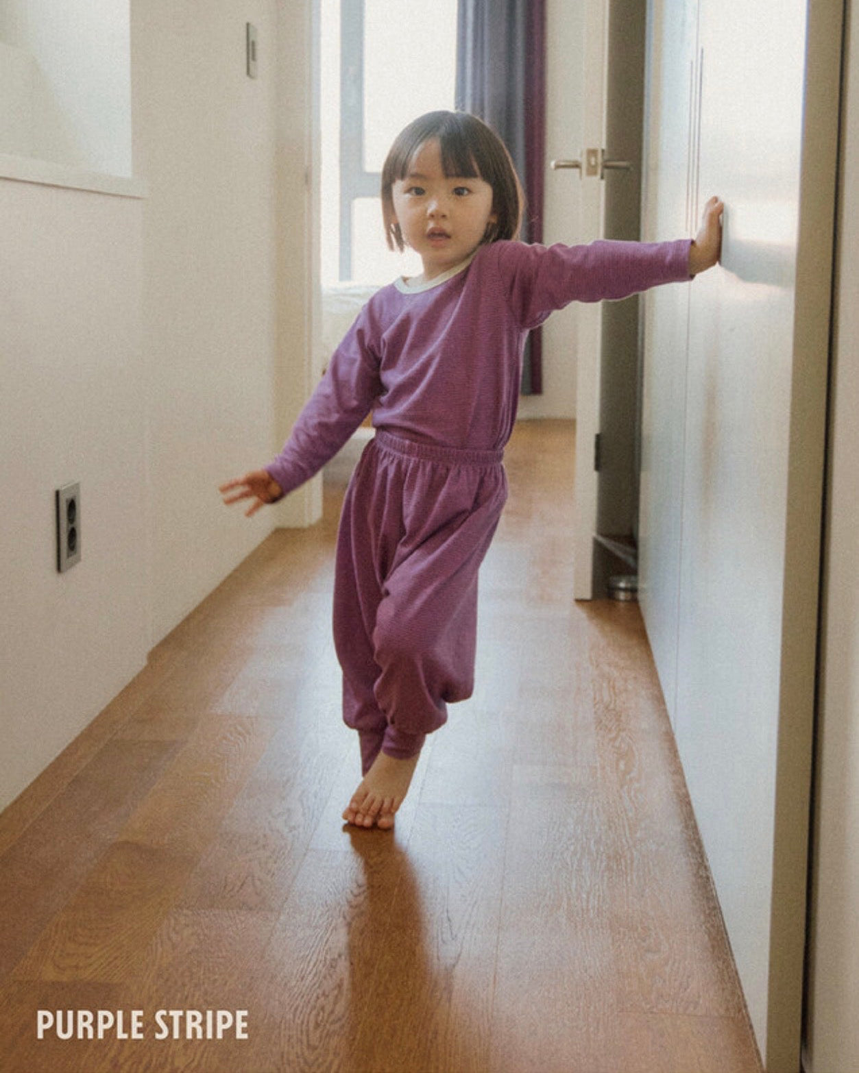 Cotton Modal Stripe Lounge Wear (26 Spring)