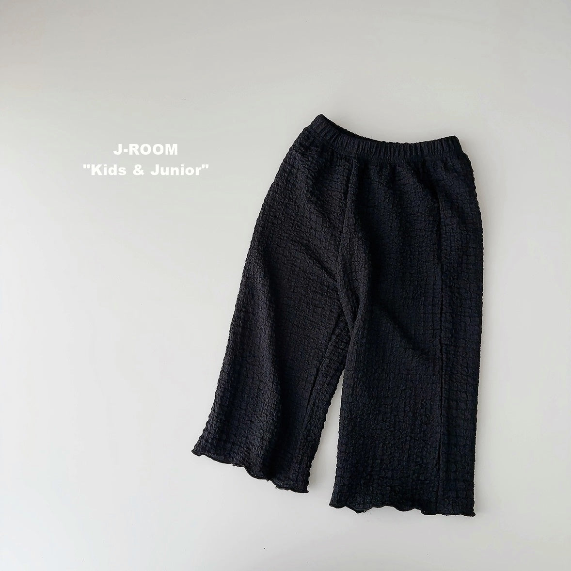 Textured Wide Pants